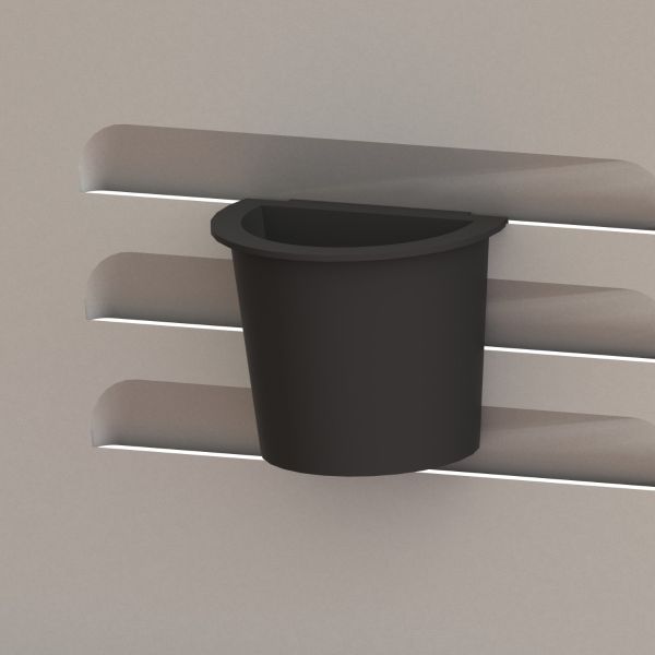 Bicchierino in plastica raccogli gocce per spogliatoio