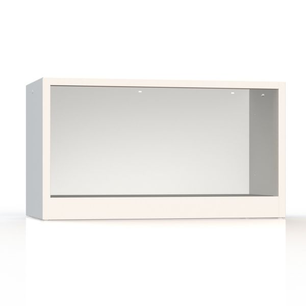 Armadio ufficio monoblocco sopralzo a giorno