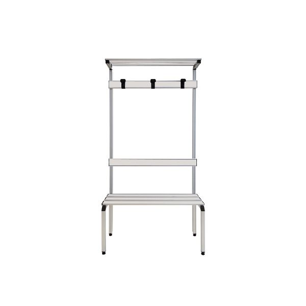 PANCA ALLUMINIO CON ALZATA 3 POSTI