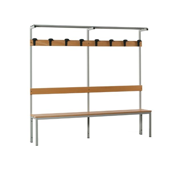 Panca in acciaio con alzata 6 posti